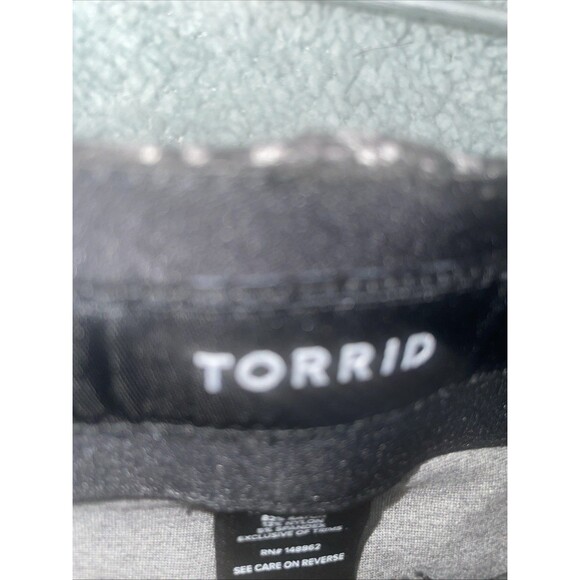 Torrid Pants Women’s 18 Black Bootcut Leg Stretch Pockets Elastic Waist Career - Picture 7 of 11